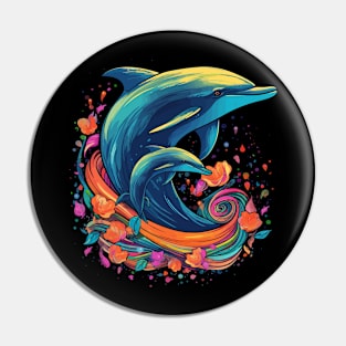 Dolphin Mothers Day Pin