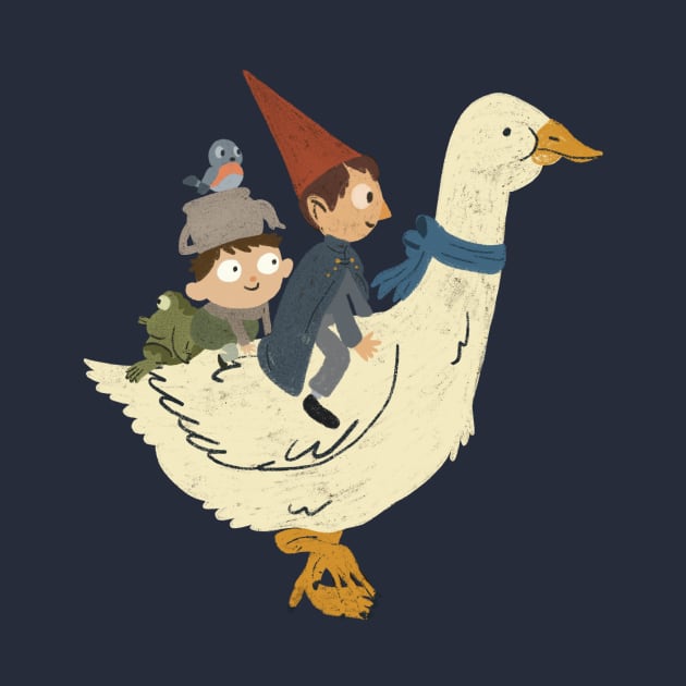 Gooseback Ride - Over the Garden Wall by sadsquatch