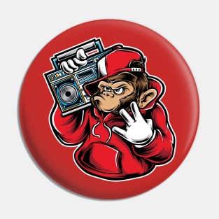 HIp Hop Monkey Pin