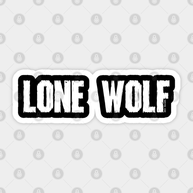 Apocalypse Team Lone Wolf Military Sticker Teepublic Au
