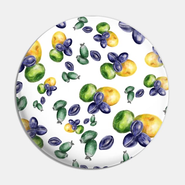 Fruit Salad Pin by Art by Ergate