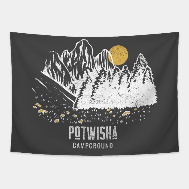 Potwisha Campground Shirt Tapestry by California Outdoors