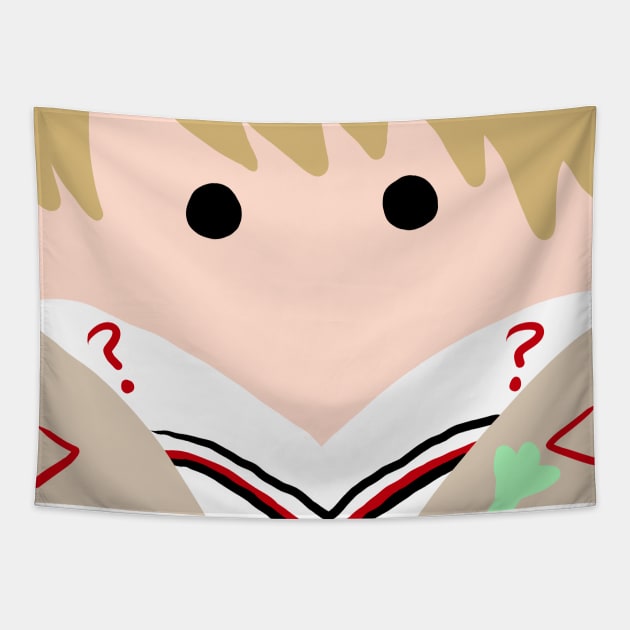 Minimalistic Fifth Doctor Tapestry by alxandromeda