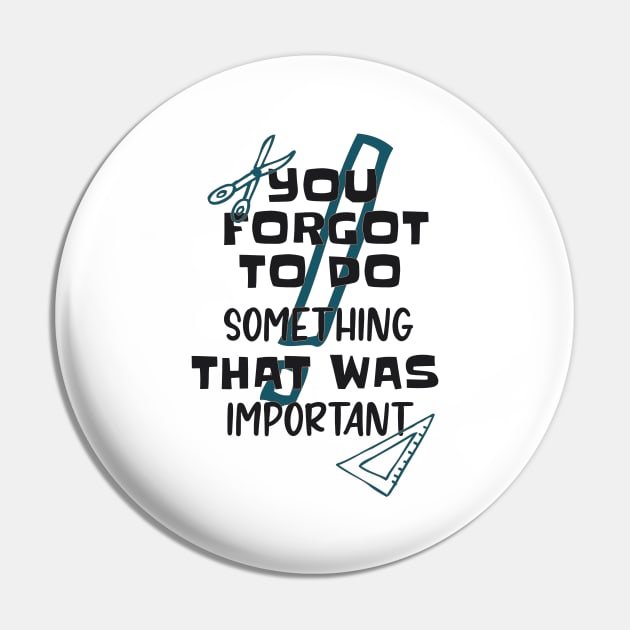 Homework Teacher School Funny Quote Pin by Foxxy Merch