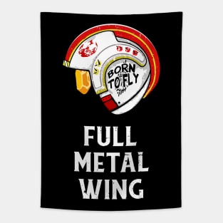 Full Metal Wing Pilot Tapestry