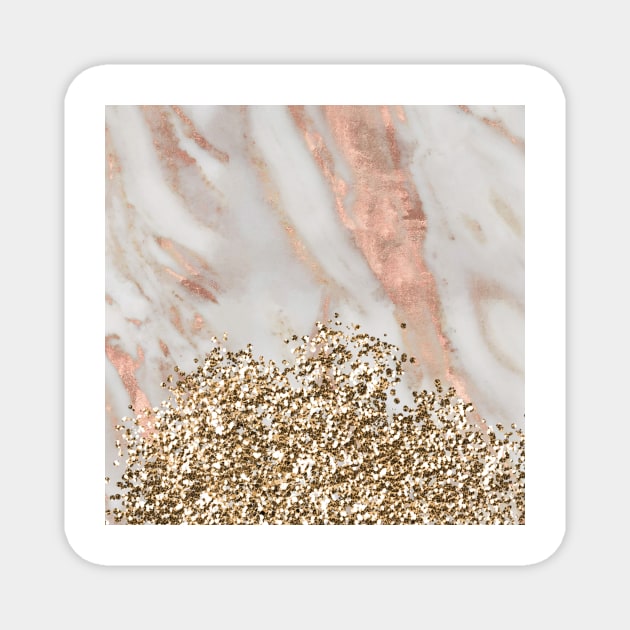 Marble gold rush III Magnet by marbleco