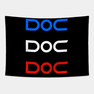 Doctor Doc Doc colourful art Tapestry