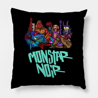 Monstar Noir group Pillow