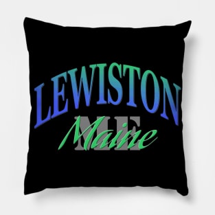 City Pride: Lewiston, Maine Pillow