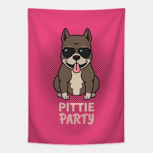 Pittie Party Tapestry