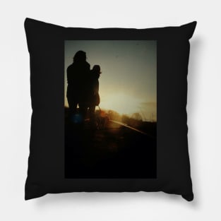 Walking the Dog Pillow