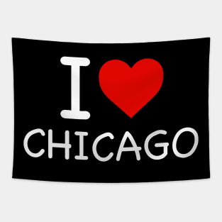 Chicago - I Love Icon Tapestry