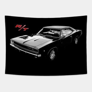 1968 charger Tapestry