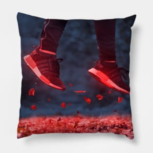 Red fairy dust Pillow