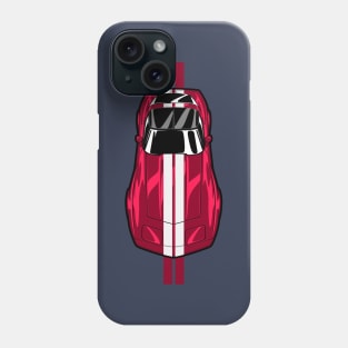 Red Chevy Corvette C3 Phone Case