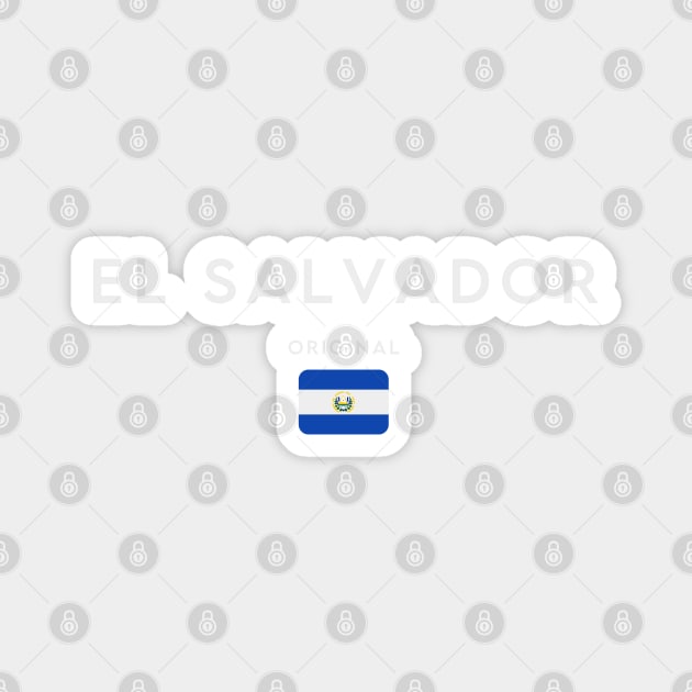 El Salvador flag, Salvadoran flag Magnet by eka123