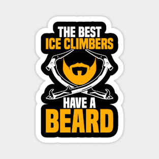 Ice Climbing Beard Magnet