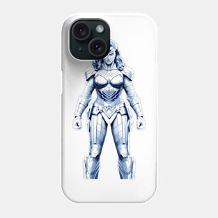 Gal Gadot Comic style anime design by ironpalette Phone Case