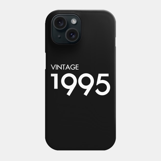 Vintage 1995 Gift 25th Birthday Party Phone Case by Damsin