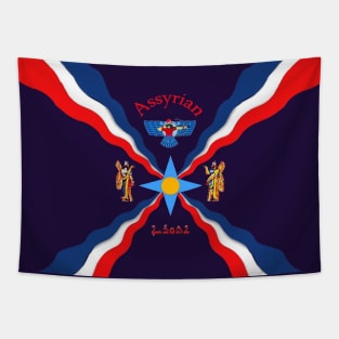 ASSYRIAN Flag & Symbols Tapestry