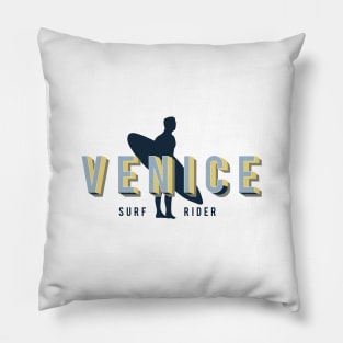 Venice Beach, California, Surf Rider Pillow