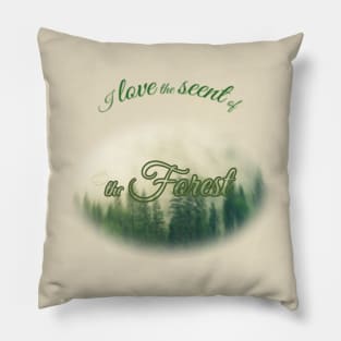 My foggy forest Pillow