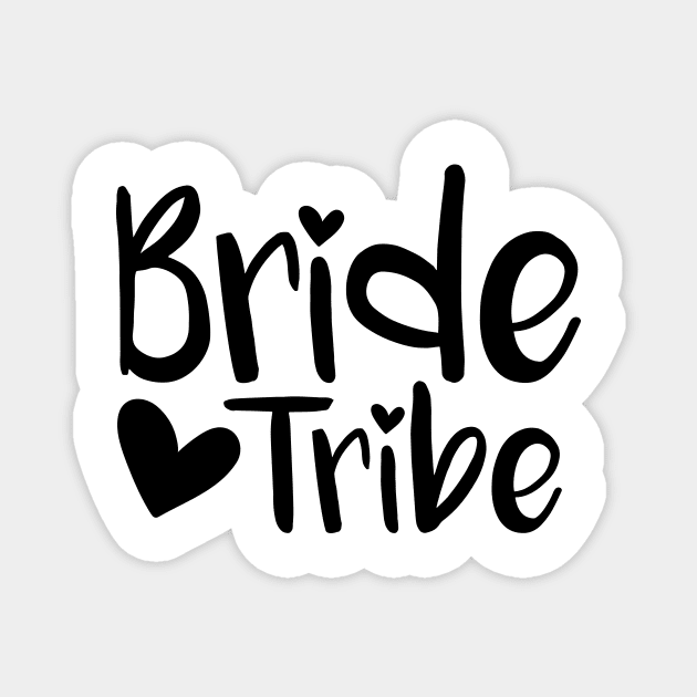 Bride Tribe - black Magnet by inphocus
