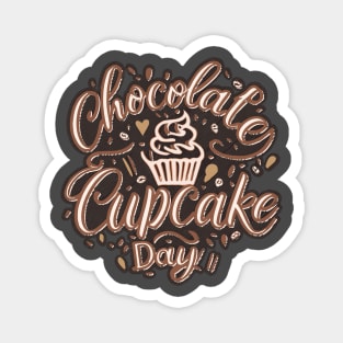 National Chocolate Cupcake Day – October Magnet