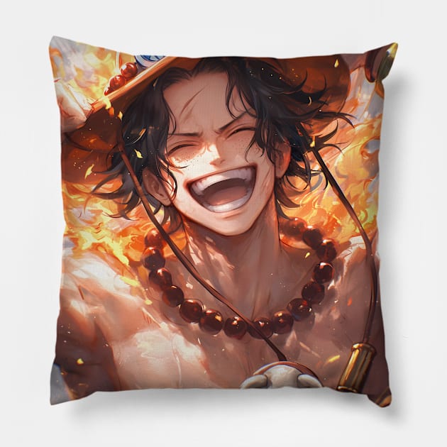 Pirate Odyssey: Anime-Manga Legacy, Mythical Islands, and Swashbuckling Excitement Pillow by insaneLEDP