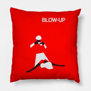 Blow Up fan art minimal cinema design poster Michelangelo Antonioni Pillow