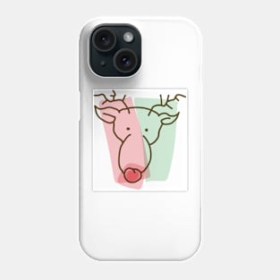 Rudolph the red nosed reindeer Phone Case