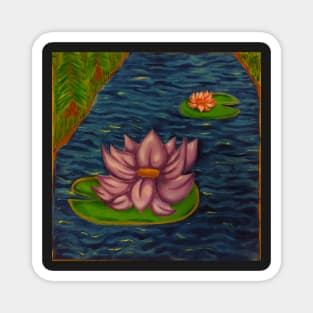 Water Lillies Magnet