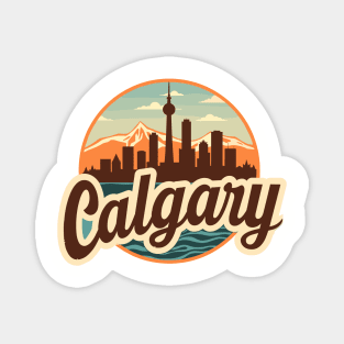 Vintage Calgary Magnet