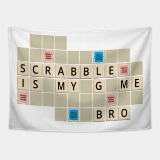 SCRABBLE IS MY GAME Tapestry