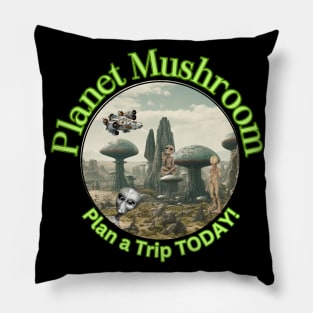Mushroom Planet, Come Visit! Pillow