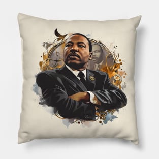 Inspire Unity: Festive Martin Luther King Day Art, Equality Designs, and Freedom Tributes! Pillow