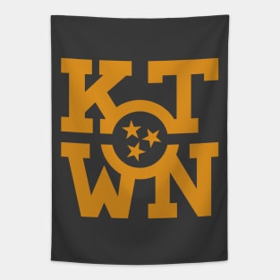 KTWN - Orange on Asphalt Tapestry