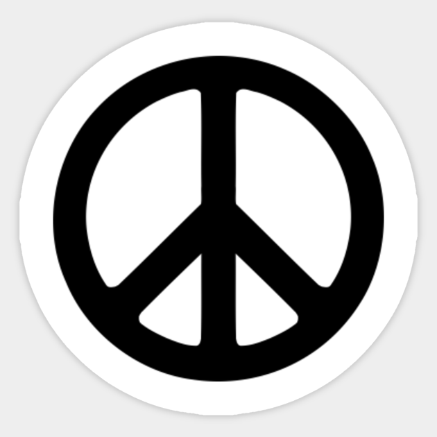 Peace Symbol Peace Symbol Sticker Teepublic Uk