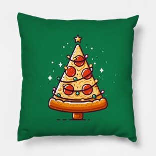 Pizza Slice Christmas Tree Pillow