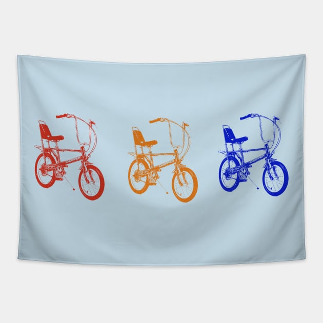 Stranger bikes Tapestry by firelighter