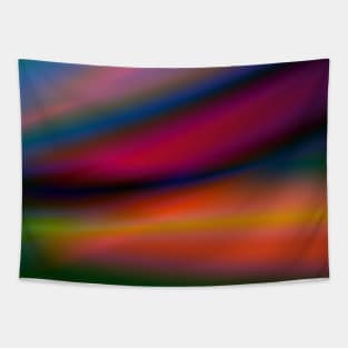 blue pink green abstract texture Tapestry