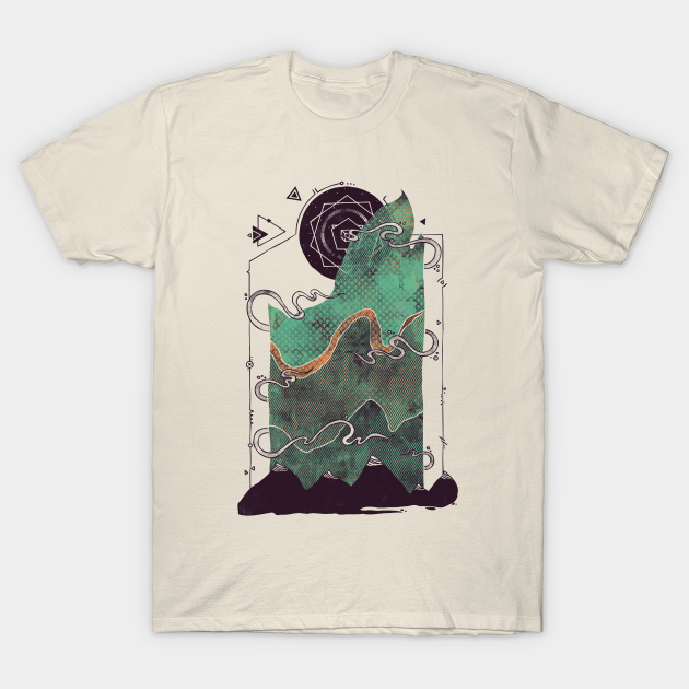 Discover northern nightsky - Againstbound - T-Shirt