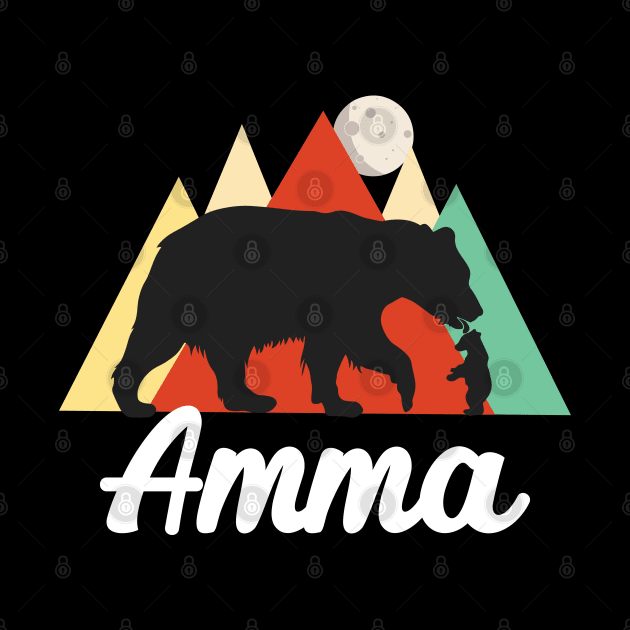 Tamil Mom Mother's Day Amma Momma Bear by alltheprints