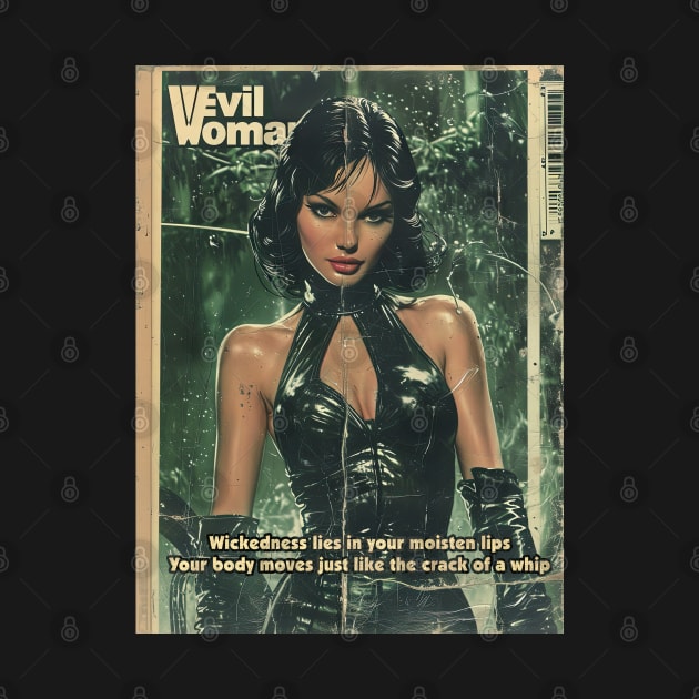 Evil Woman, A vintage comics cover by obstinator