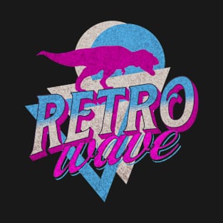 Retro Wave 80s Art Rad T-Rex T-Shirt