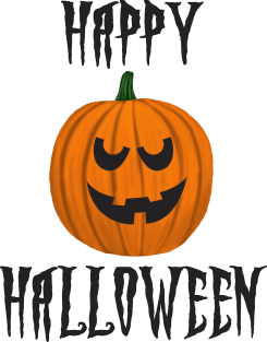 Happy Halloween Scary Jack O Lantern Smile Magnet