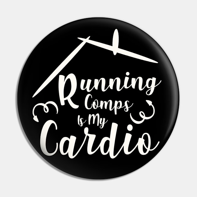 Running Comps Is My Cardio T-Shirt Real Estate Agent Realtor Pin by blimbercornbread