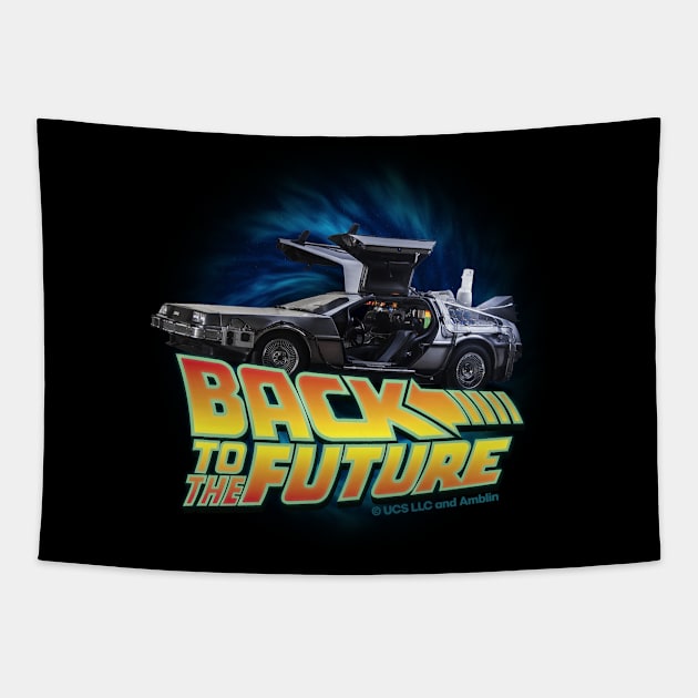 Back to the future movie. Delorean in time Tapestry by SerenityByAlex