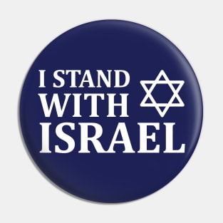 I Stand with Israel Pin