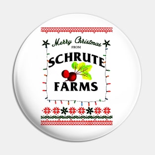 Schrute Farms Christmas Pin
